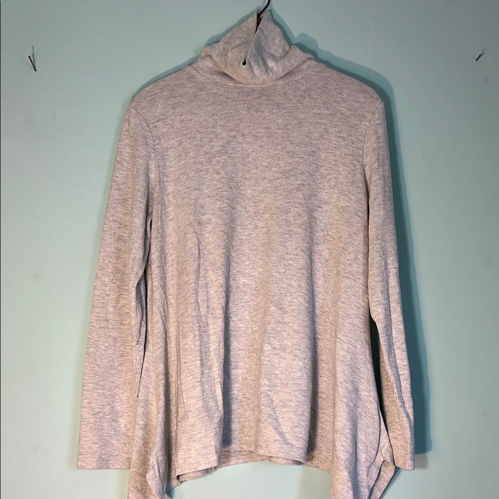 Women's Gray Turtleneck Sweater
